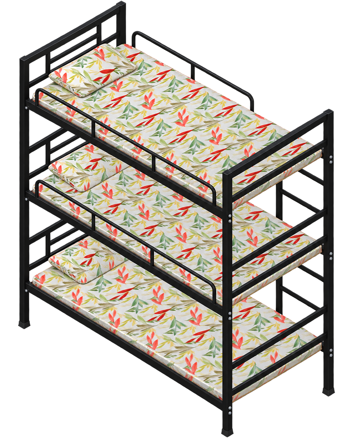 Triple Tier Metal Bunk Bed