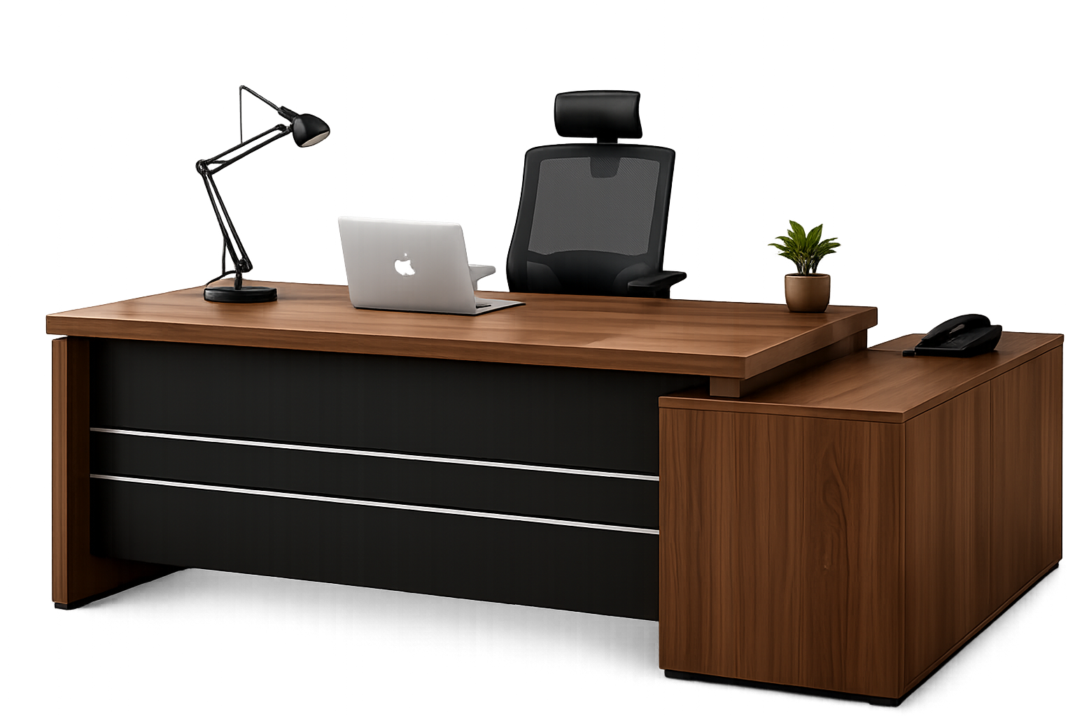 Designer L-Shaped Executive Table