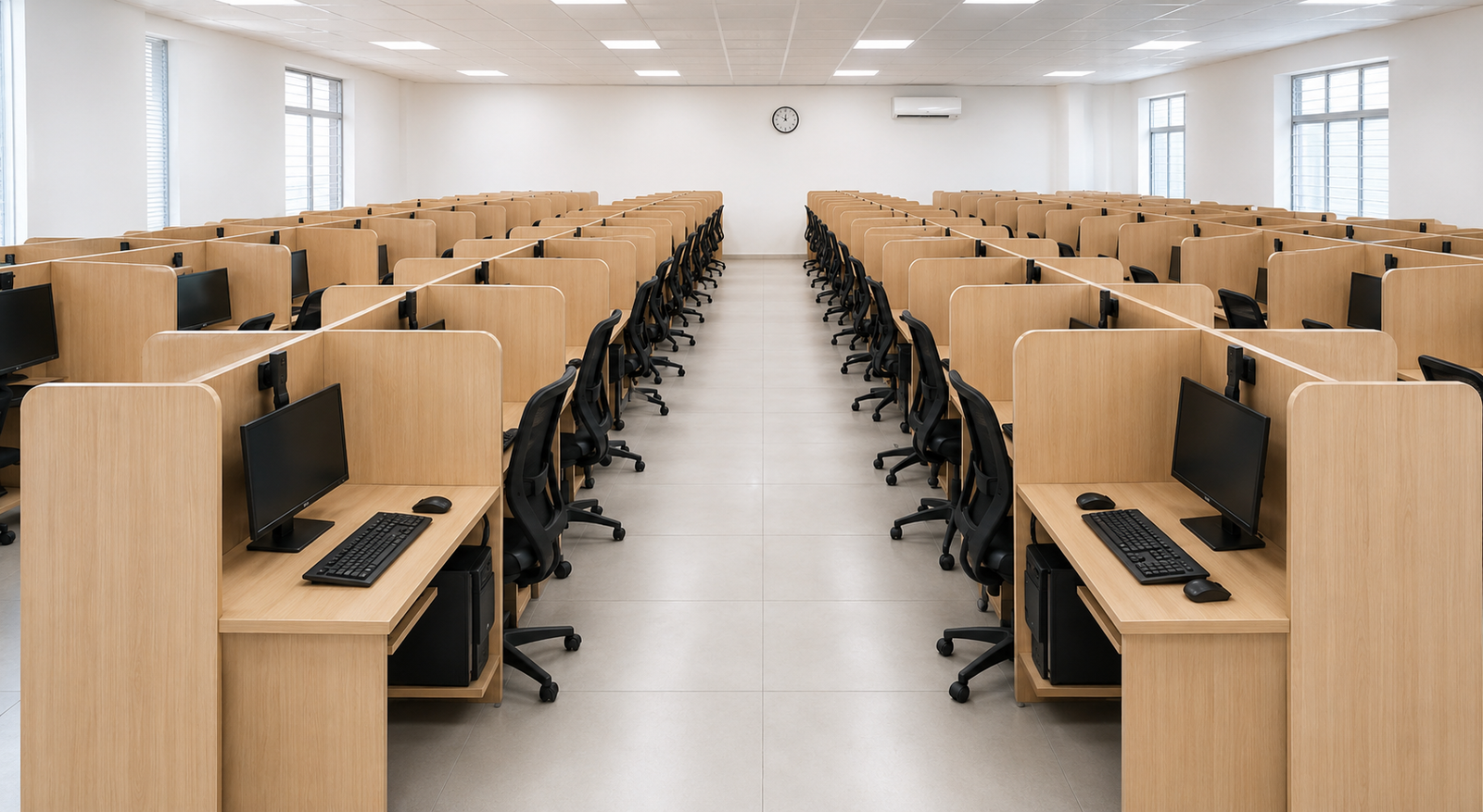 Partition Online Examination Workstation