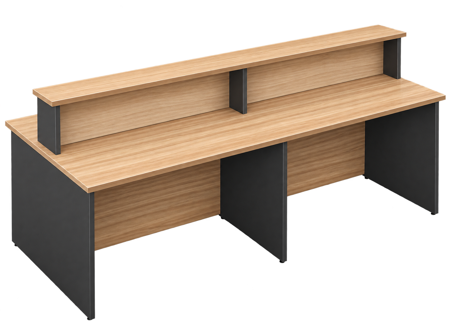 4-Seater Compact Linear Workstation