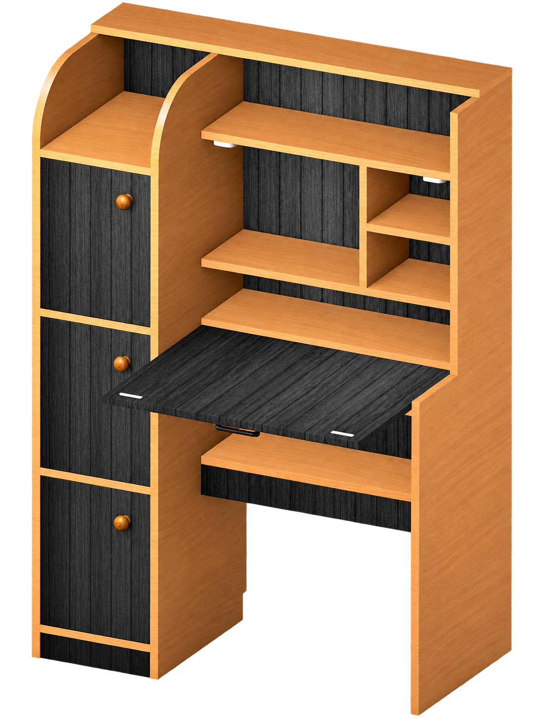 Compact Study Unit with Storage