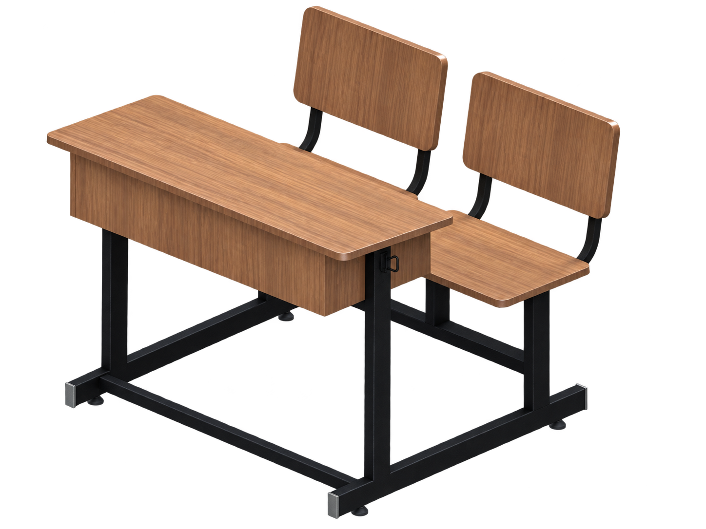 Dual-Tone Designer Desk Bench