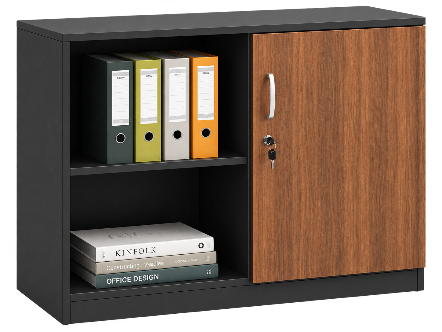 Open & Closed Office Storage Cabinet
