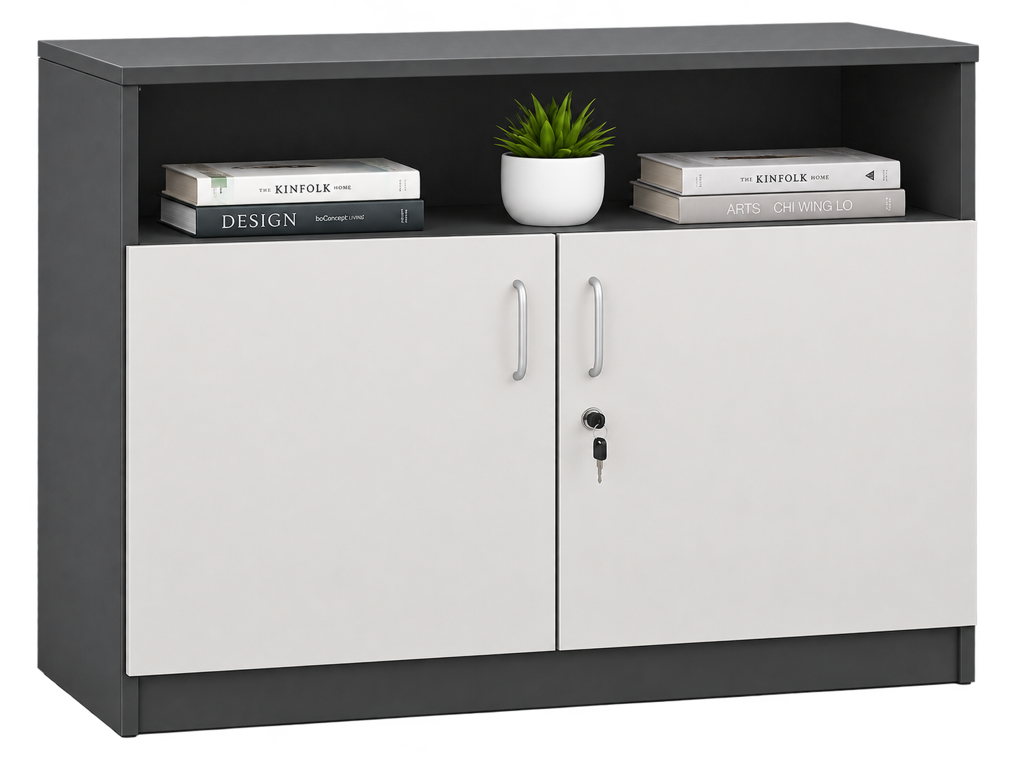 Open Shelf Office Storage Cabinet