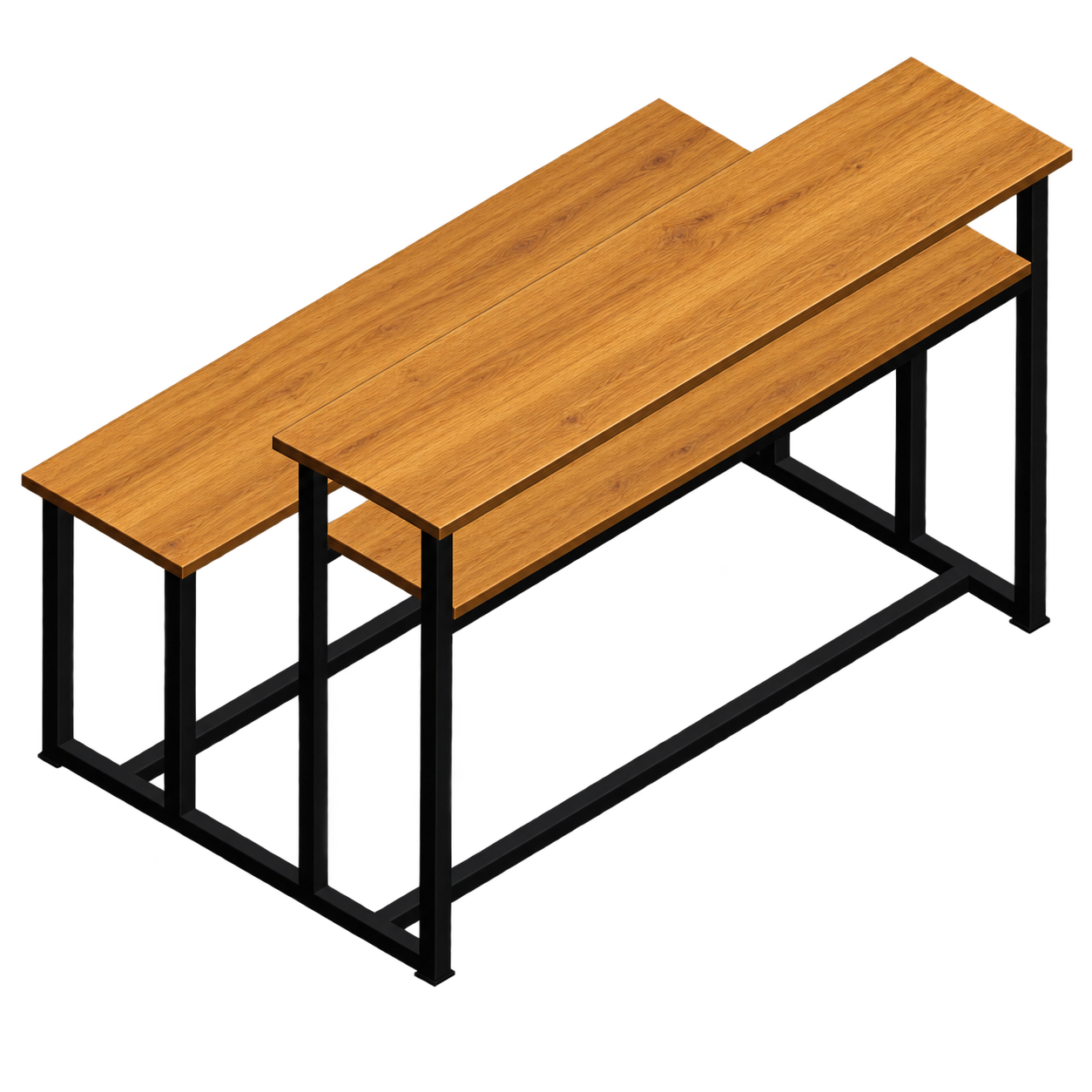 Basic Desk Bench without Back Support