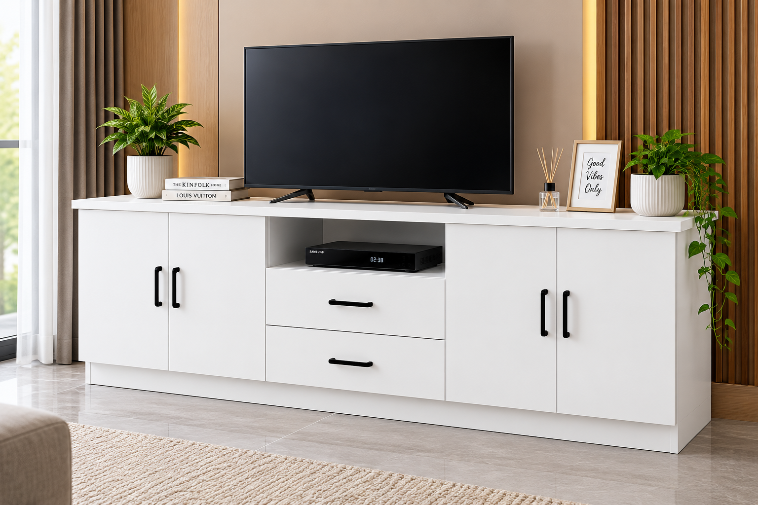Storage TV Console Unit